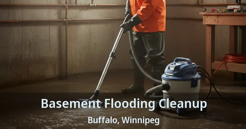 Basement Flooding Cleanup Buffalo, Winnipeg - MB