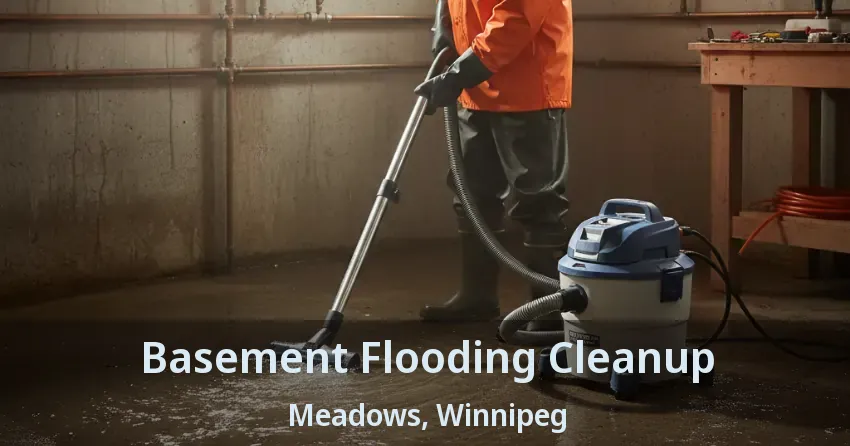 Basement Flooding Cleanup Meadows, Winnipeg - MB