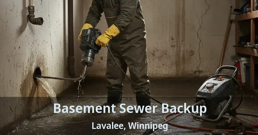 Basement Sewer Backup Lavalee, Winnipeg - MB