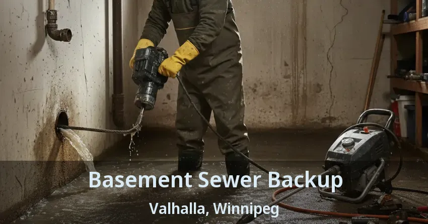 Basement Sewer Backup Valhalla, Winnipeg - MB