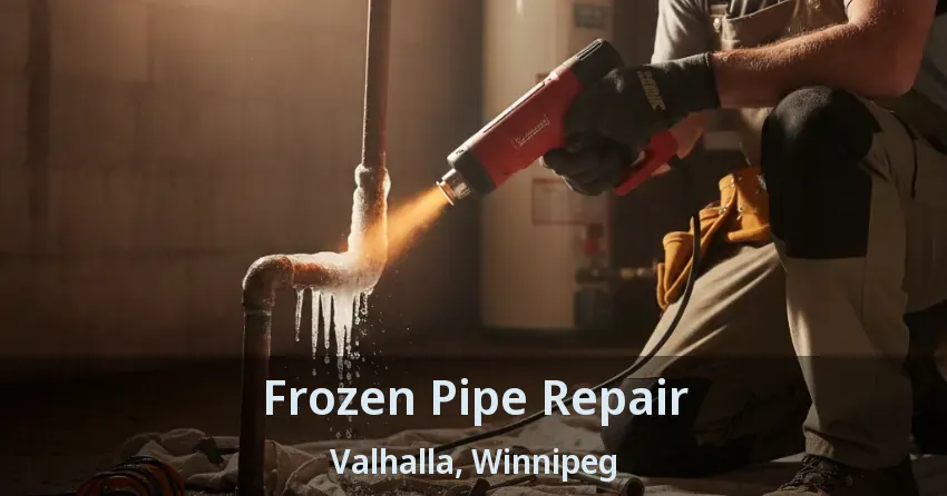 Frozen Pipe Repair Valhalla, Winnipeg - MB