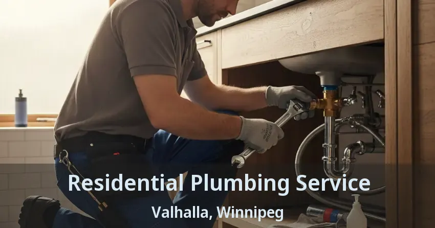 Residential Plumbing Service Valhalla, Winnipeg - MB