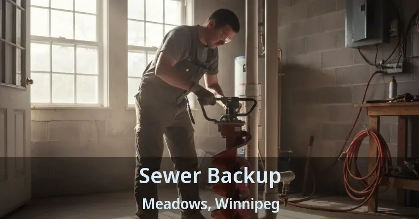 Sewer Backup Meadows, Winnipeg - MB