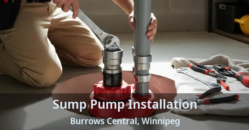 Sump Pump Installation Burrows Central, Winnipeg - MB